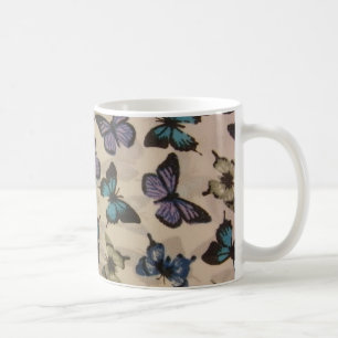 Caneca De Café Borboletas azuis