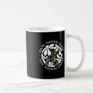 Caneca De Café Borboletas Florais Anti Trump Democrata Presidente