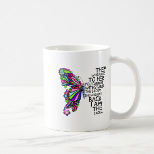 Caneca De Café Borboletas Que Sussurram Para Ela Que Você Não Pod