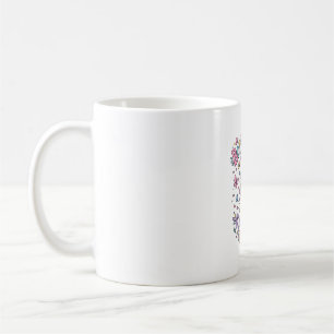 Caneca De Café Borboletas Unicórnio Conhecem Meu Nome Encantador