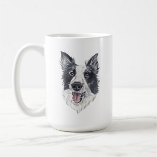 Caneca De Café Borda Collie Dog Mug | 15 oz