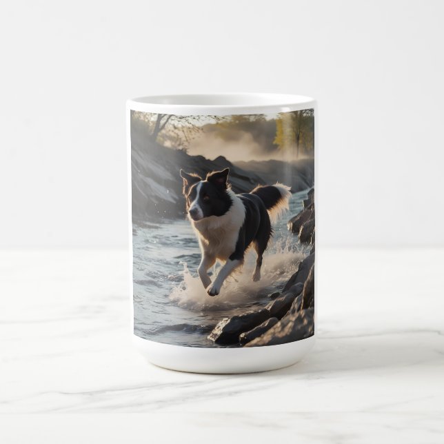 Caneca De Café Borda Collie Elegante Breja (Centro)