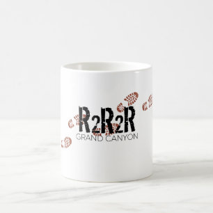 Caneca De Café Borda do Grand Canyon a orlarar para orlarar a