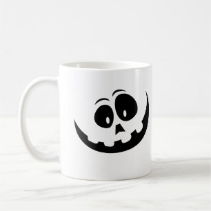 Caneca De Café Bordado Da Face Da Bomba