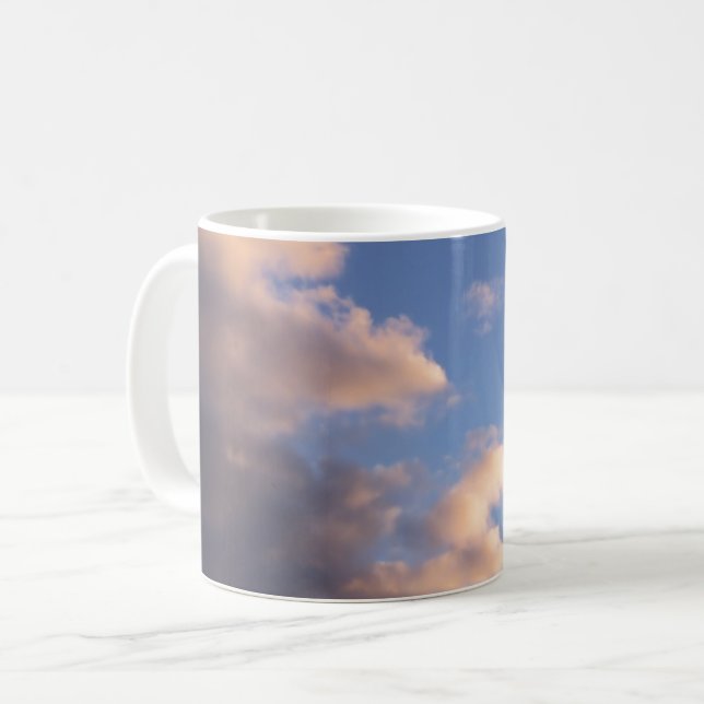 Caneca De Café Bordas tempestuosas - nuvens (Frente Esquerda)