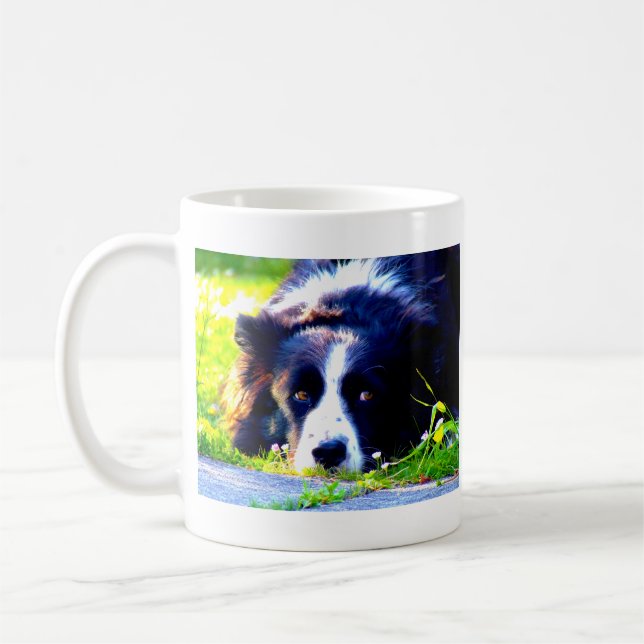 Caneca De Café Border collie (Esquerda)