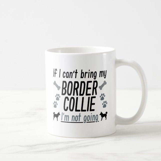 Caneca De Café Border Collie (Direita)