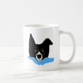 Caneca De Café Border collie enfrenta