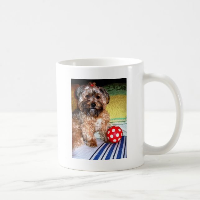 Caneca De Café Border collie feliz (Direita)