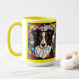 Caneca de Café Border Collie Fofa
