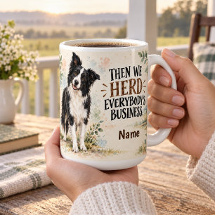 Caneca De Café Border Collie Personalizado