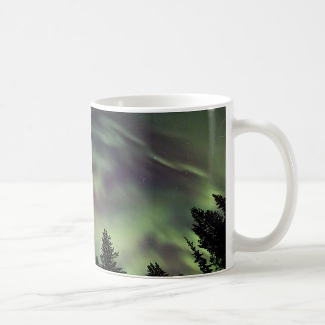 Caneca De Café Borealis da Aurora em Lapland finlandês (Direita)