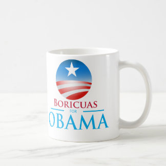 Caneca De Café Boricuas para Obama