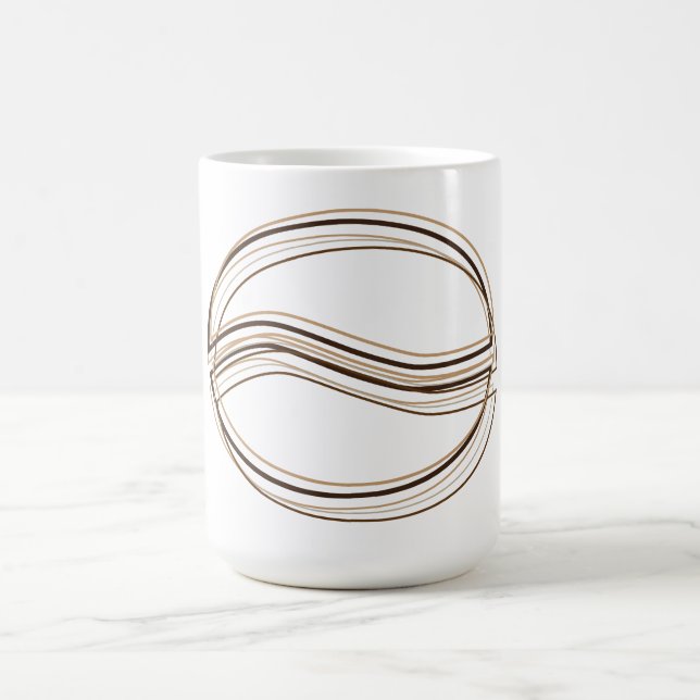 Caneca De Café borrão de feijão de café (Centro)