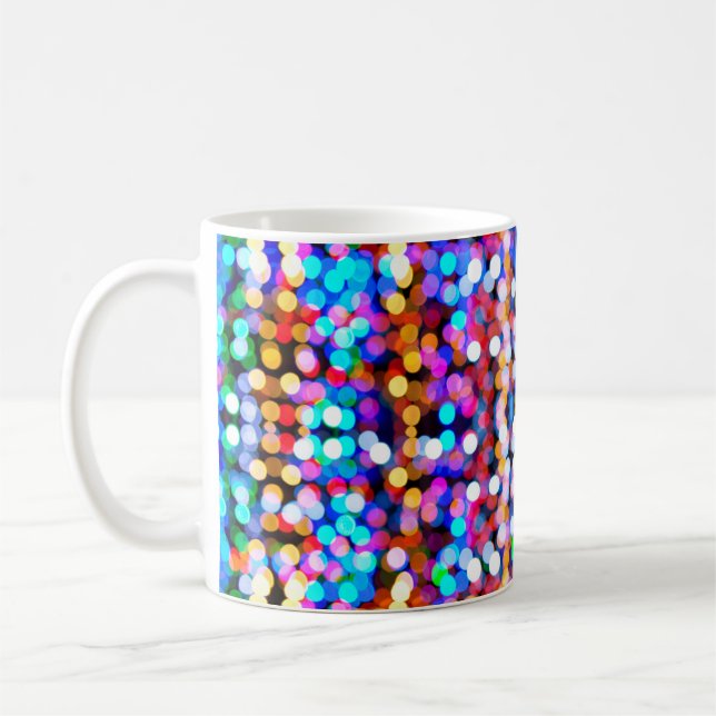 Caneca De Café Borrão de fundo abstrato bokeh (Esquerda)