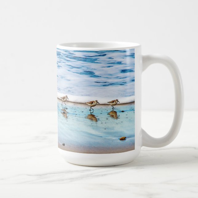 Caneca De Café Borrelhos que funcionam ao longo da praia (Direita)