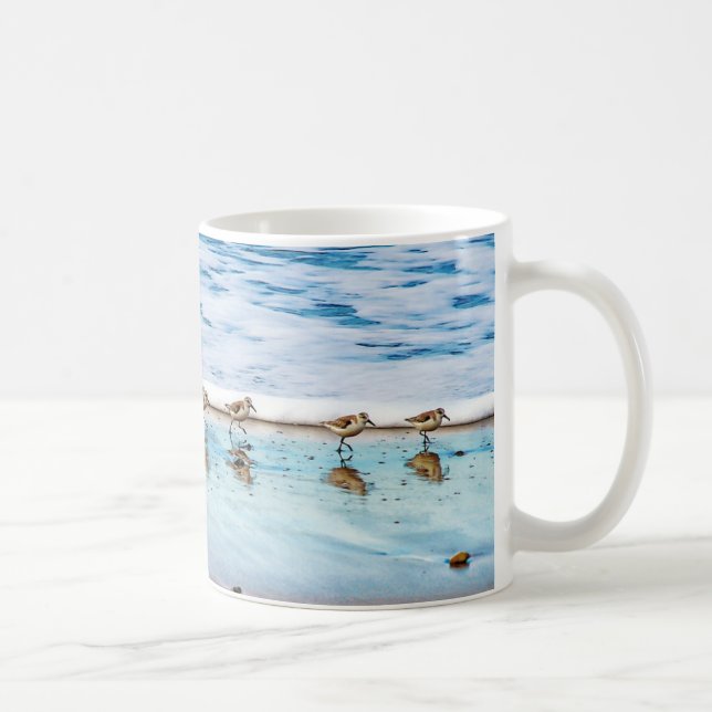 Caneca De Café Borrelhos que funcionam ao longo da praia (Direita)