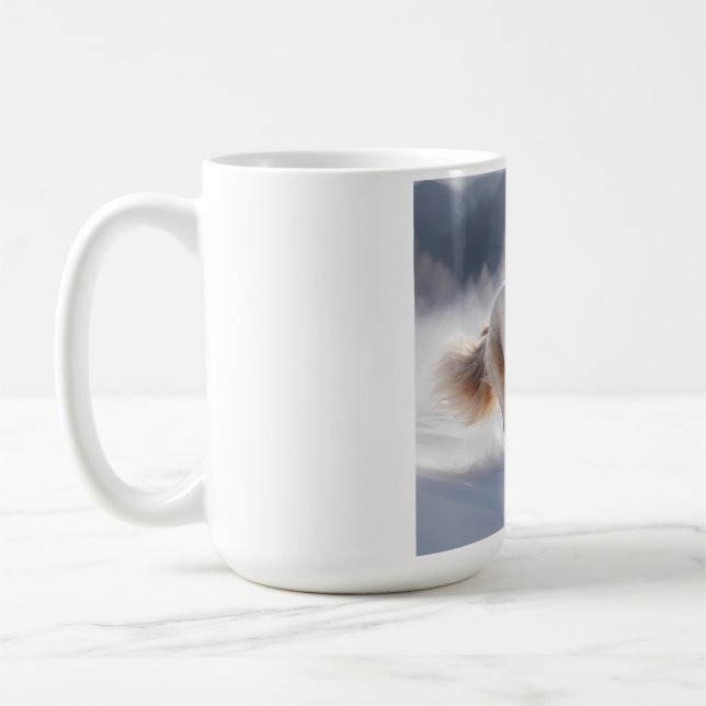 Caneca De Café Borzoi Elegant Breed Coffee Mug (Esquerda)