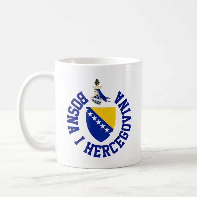 Caneca De Café Bósnia e Herzegovina (Esquerda)