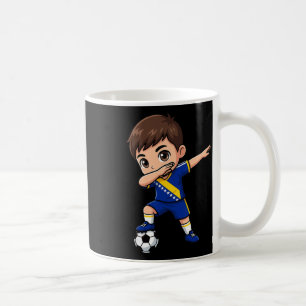 Caneca De Café Bósnia-Herzegovina Dab Criança Meta Cartoon Bandei