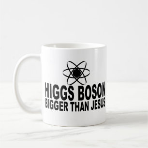 Caneca De Café Boson de Higgs mais grande do que Jesus