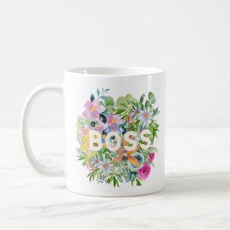 Caneca De Café Boss Floral Mug