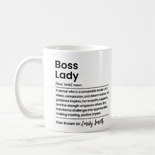 Caneca De Café Boss Lady