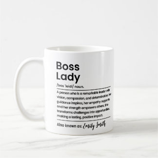 Caneca De Café Boss Lady