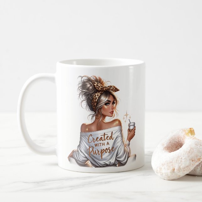 Caneca De Café Boss Lady (Com Donut)