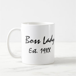 Caneca De Café Boss Lady