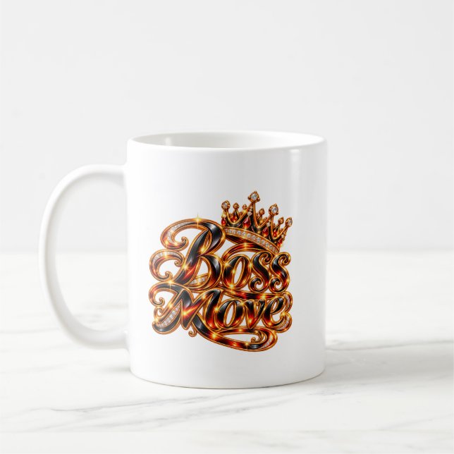 Caneca de Café Boss Move (Esquerda)