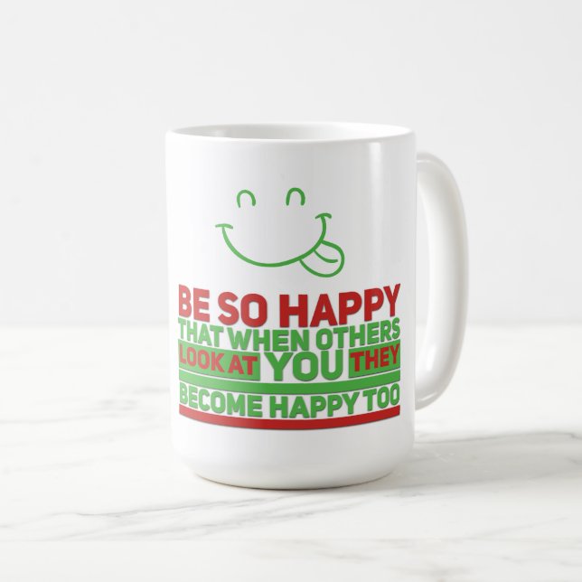 Caneca De Café Bosta Clássica (Frente Esquerda)
