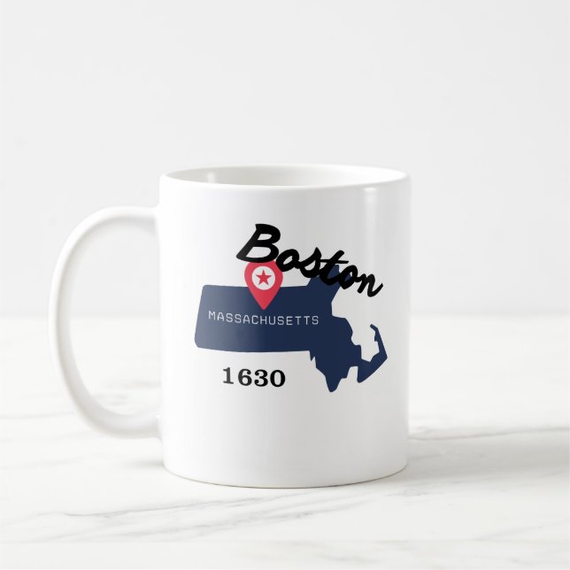 Caneca De Café Boston coffee mug  (Esquerda)