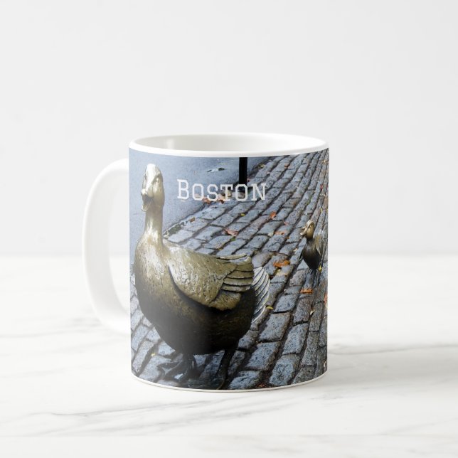 Caneca De Café Boston Ducklings (Frente Esquerda)