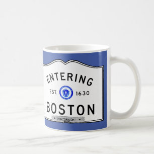 Caneca De Café Boston entrando