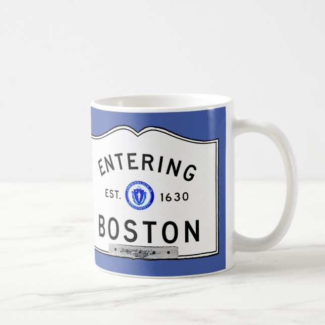 Caneca De Café Boston entrando (Direita)