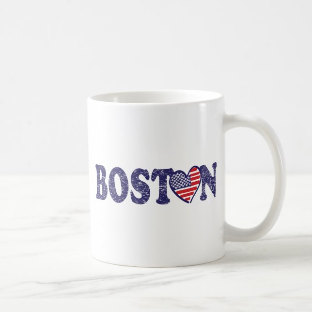 Caneca De Café Boston Love (Direita)