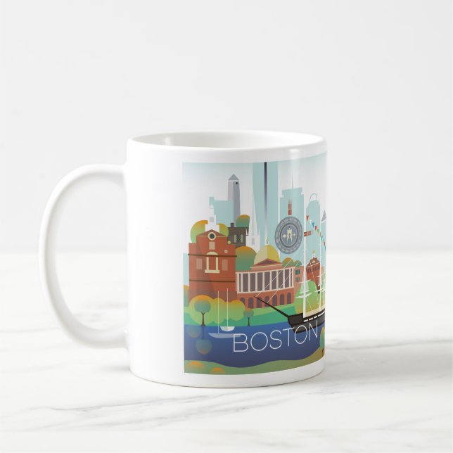 Caneca De Café Boston Mug (Esquerda)
