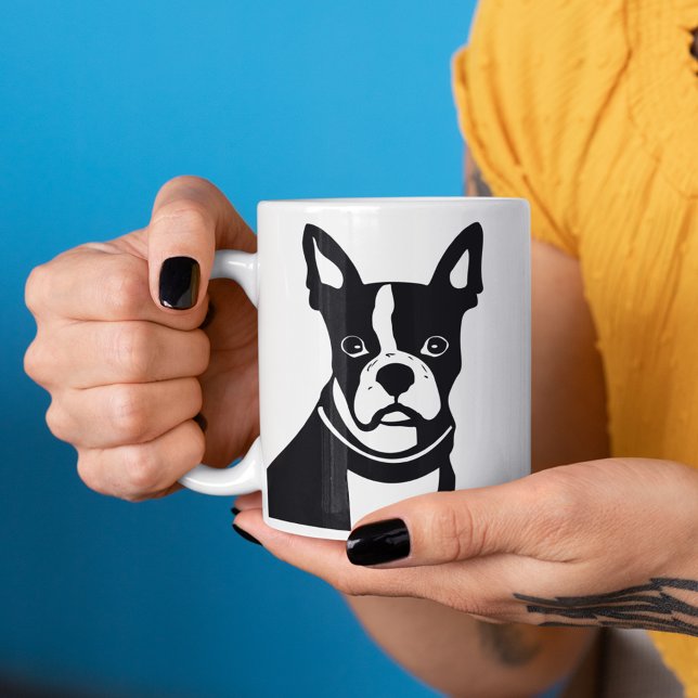 Caneca De Café Boston Terrier (Criador carregado)