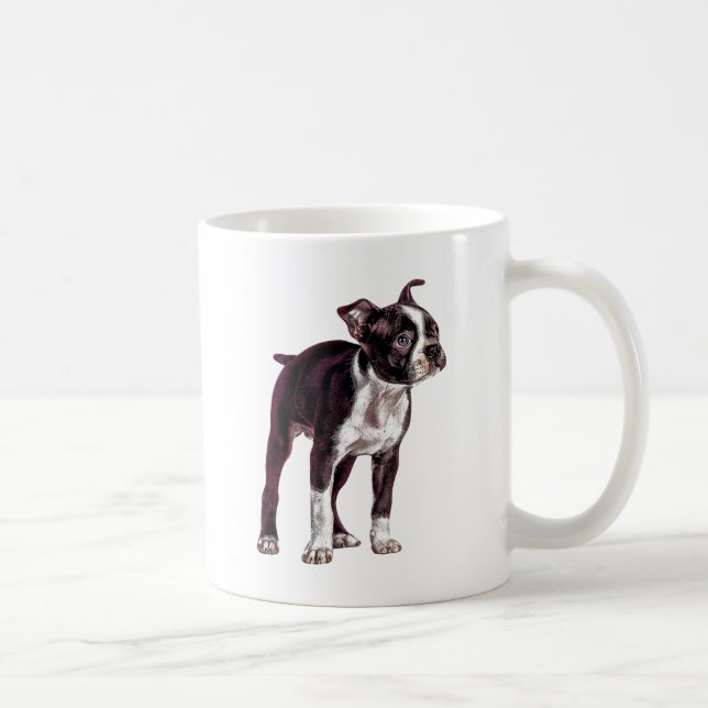 Caneca De Café Boston Terrier (Direita)