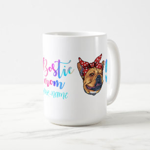 Caneca De Café Boston Terrier Dog Mug Dia de as mães Bosti Mãe