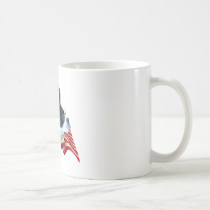 Caneca De Café Boston Terrier Flag