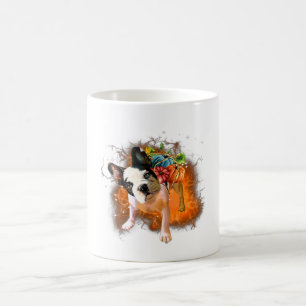 Caneca De Café Boston Terrier Miracle Pumpkins Halloween