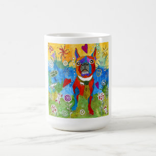 Caneca De Café Boston Terrier Mug, bonita e colorida
