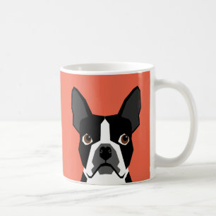Caneca De Café Boston Terrier Mug Cute Boston Terrier Dog