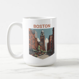 Caneca De Café Boston Traveler Uma Ideia De Presente Deliciosa