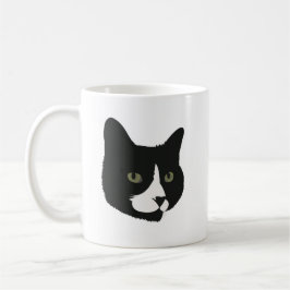 Caneca De Café Bota o Gato Tuxedo