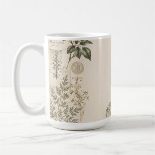 Caneca De Café Botânica Renascentista com Patrimônio Europeu