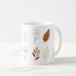 Caneca De Café Botanical Design mugs