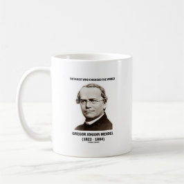 Caneca De Café Botânico que mudou o mundo Gregor Mendel